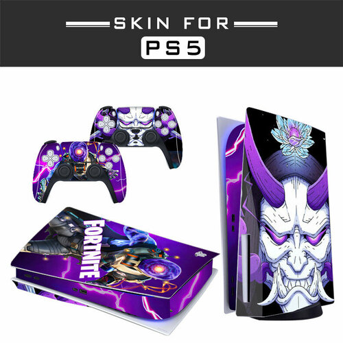 Наклейка для консоли PS5 FORTNITE girl ps5 standard disc edition skin sticker decal cover for playstation 5 console