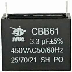 Конденсатор CBB61 3,3мкф, 450V (квадрат)