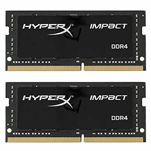 Оперативная память для ноутбука 32Gb 2x16Gb PC4-25600 3200MHz DDR4 SO-DIMM CL20 Kingston FURY Impact KF432S20IBK232 1009000₽