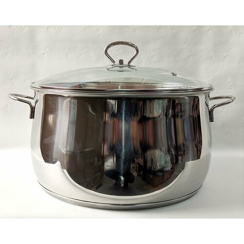 Кастрюля 5,7л нержавеющая сталь с индукцией лзми