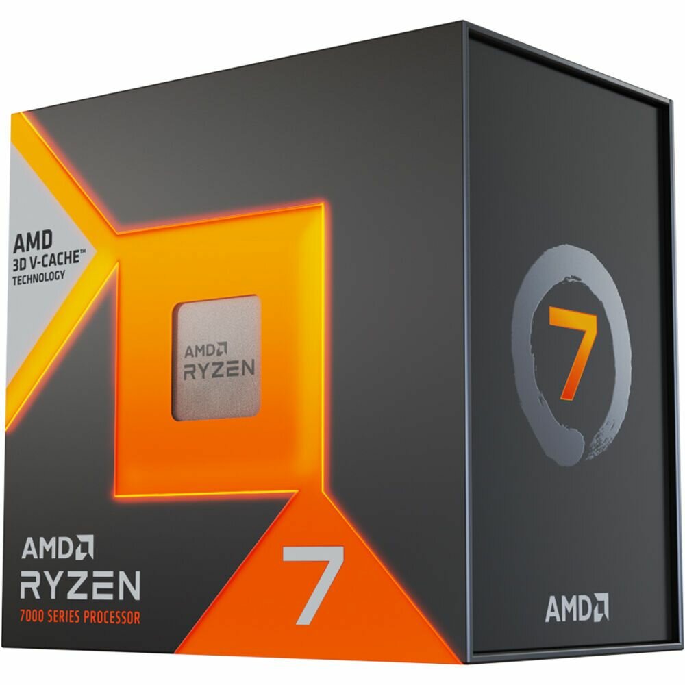 AMD Центральный Процессор AMD RYZEN 7 7800X3D BOX (Raphael, 5nm, C8/T16, Base 4,2GHz, Turbo 5,0GHz, RDNA 2 Graphics, L3 96Mb, TDP 120W, SAM5) RYZEN 7 7800X3D