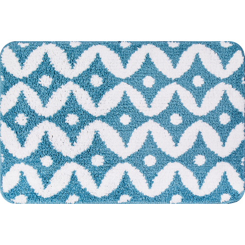 Коврик декоративный полиэстер Microfiber HF-1004-4727 40x60 см цвет зеленый 1990₽