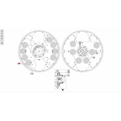 354082 резино-металл. Амортизатор HAMM