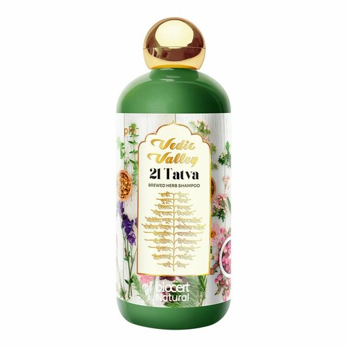 Шампунь для волос Vedic Valley 21 Tatva против выпадения Экстракт 21 трав, 300 мл