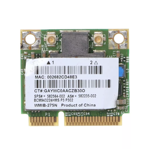 Wi-Fi Mini PCI-E Адаптер Broadcom BCM943224 245 ГГц 300 Мбитсек Сетевая Карта для Ноутбука 1350₽