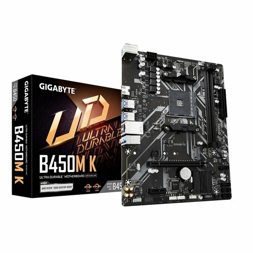 Материнская плата Gigabyte B450M K DDR4 799900₽