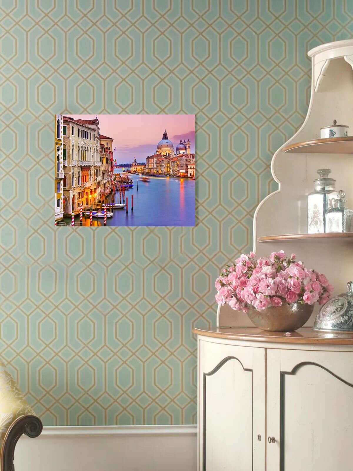 Алмазная вышивка lg284 Вид с Венецианского моста Цветной - фото №9
