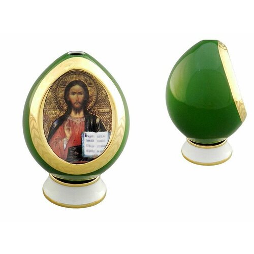 Яйцо-подсвечник пасхальное на подставке Иисус Христос 10435₽