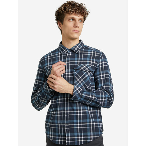 Рубашка OUTVENTURE, размер 58, синий рубашка мужская outventure синий