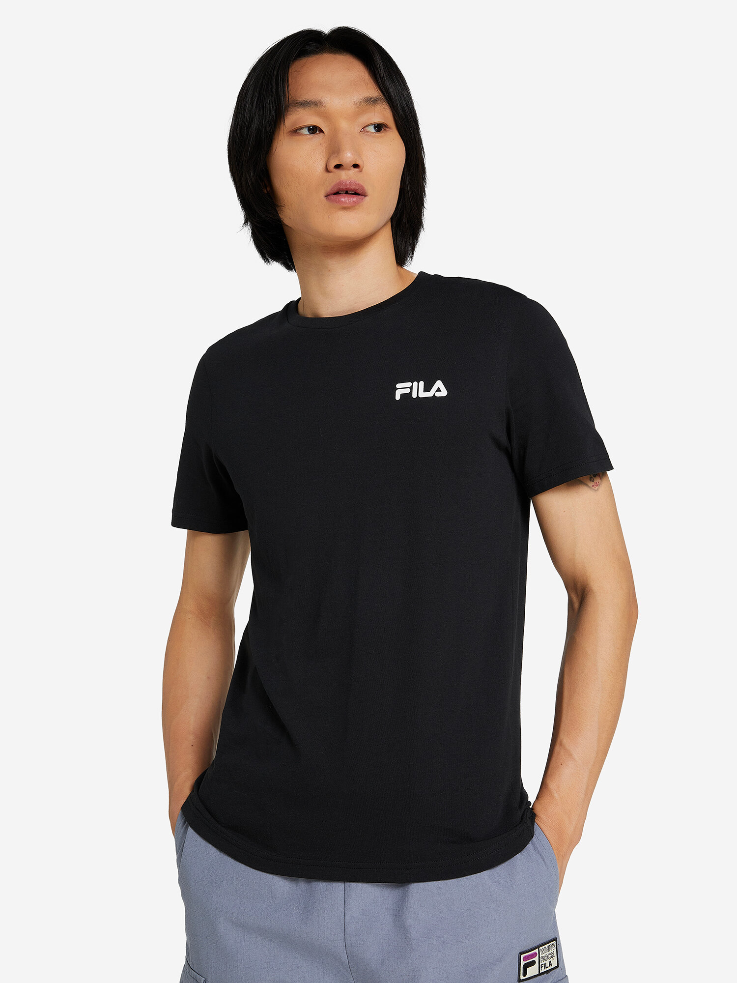 Футболка спортивная Fila, размер 46, черный