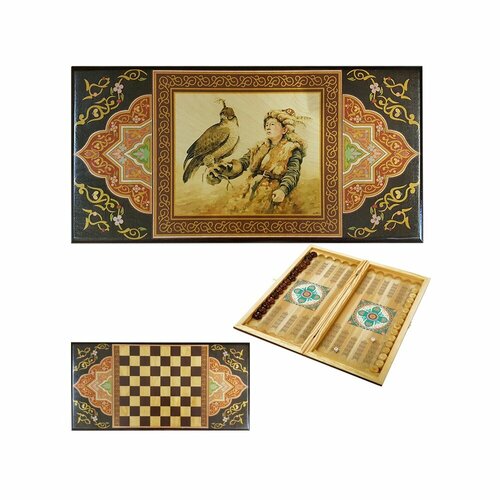 Мастер Бамбук SA-SO-M Нарды в деревянной коробке соколиная охота мастер бамбук