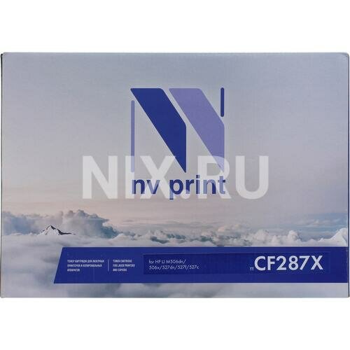 Лазерный картридж NV Print NV-CF287X для HP LaserJet Pro M501n, Enterprise-M506dn, M506x, M527dn, M527f (совместимый, чёрный, 18000 стр.)