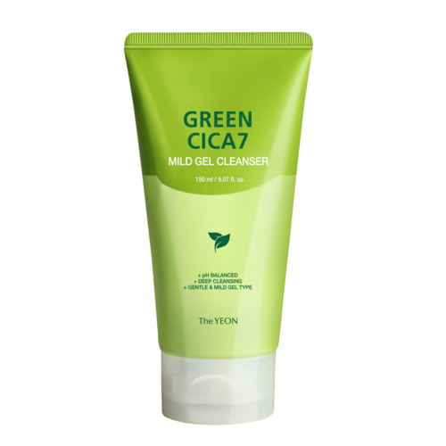 The YEON Гель для умывания мягкий с центеллой - Green cica-7 mild gel cleanser 150мл 1301₽