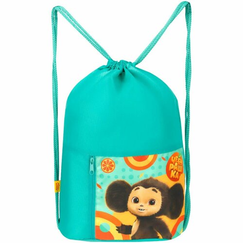 Мешок для обуви 1 отделение Мульти-Пульти Чебурашка 340420мм карман на молнии 879₽