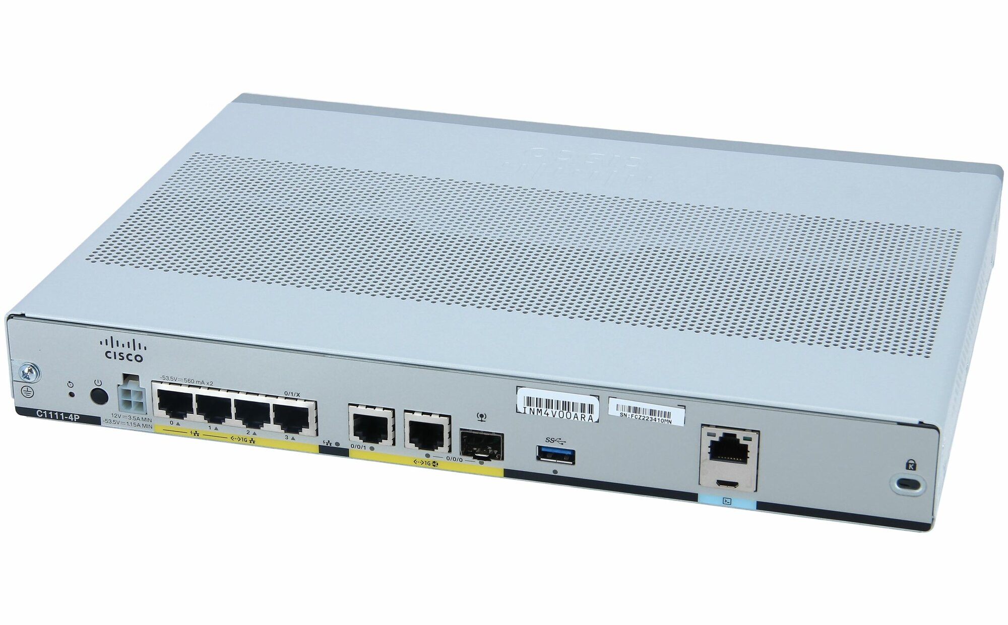 Маршрутизатор Cisco C1111-4P PoE 10/100/1000Base-T(X) 4 х LAN 2 х WAN