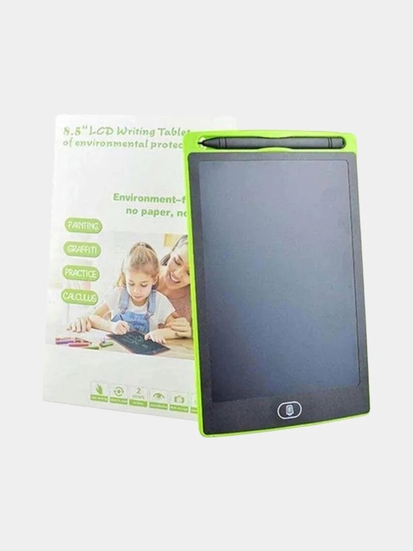 Графический планшет LCD Writing Tablet Planshet 8'5, зеленый