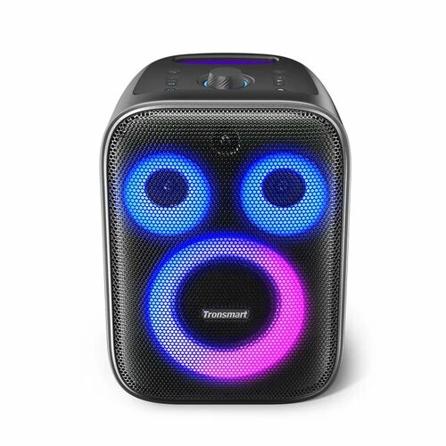 Колонка портативная Tronsmart Halo 200, 120 Вт, RGB подсветка, чистый звук и мощный бас! (Без микрофона) черный