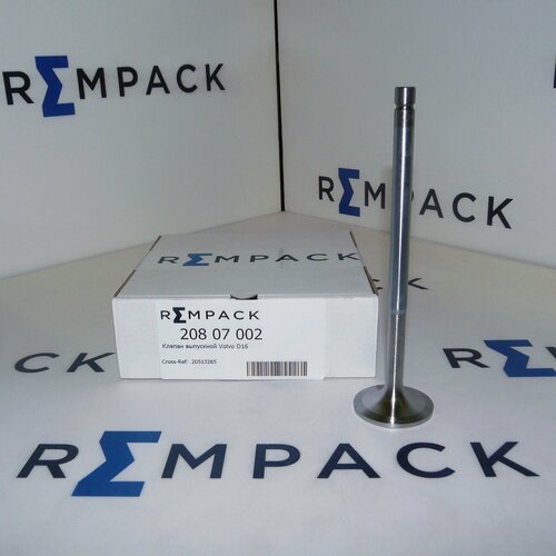 Клапан выпускной Volvo D16 REMPACK 20807002 20513285 4933₽