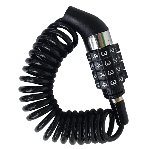 Велосипедный замок Sindis 120, кодовый, влагозащищенный, черный, 120 см