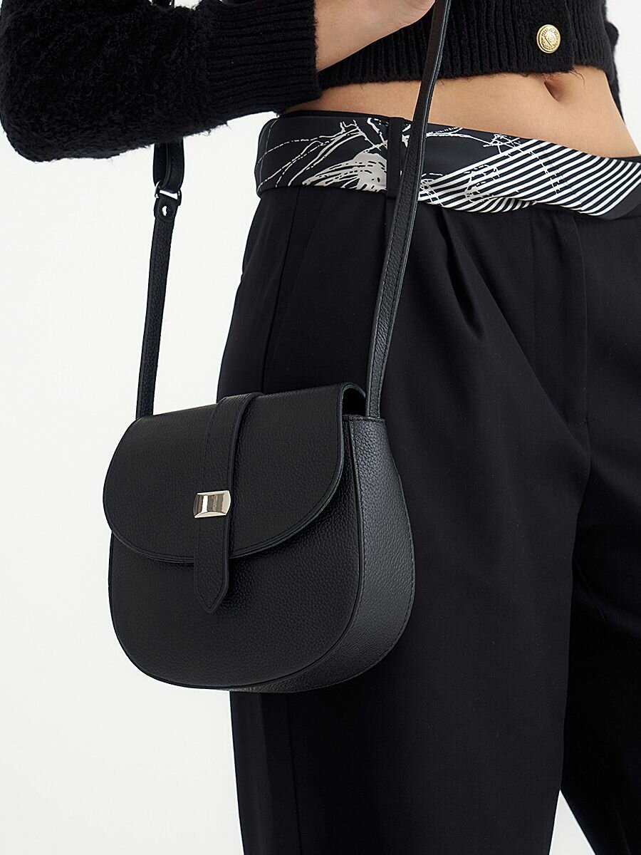 фото Сумка женская через плечо кожаная, сумочка кросс-боди натуральная кожа BLACKWOOD