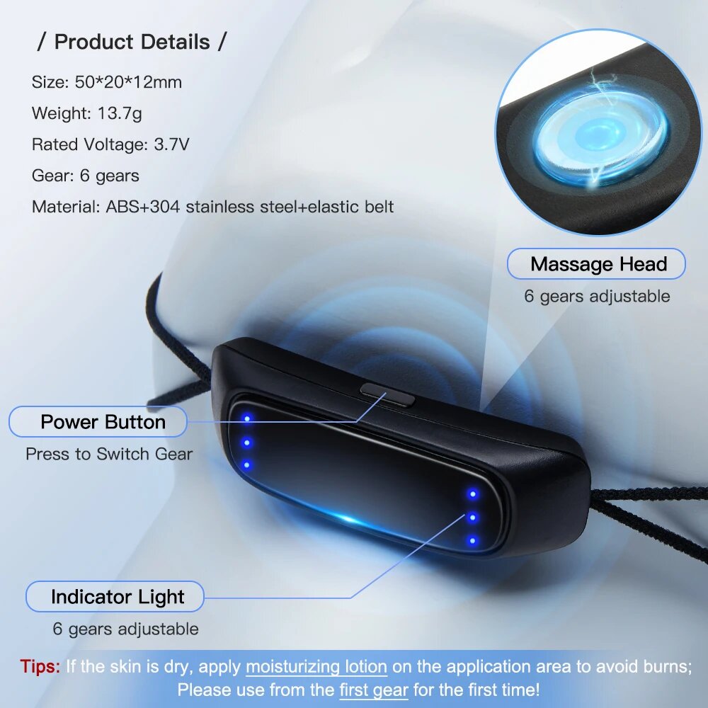 Изображение Ремень от храпа Merall EMS Pulse Snoring Stop, Stop Snoring, XLarge