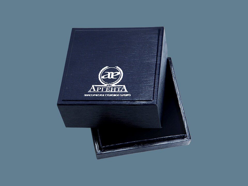 Футляр, футляр под 1 предмет (крепление-язычки) тр, АргентА, без вставки