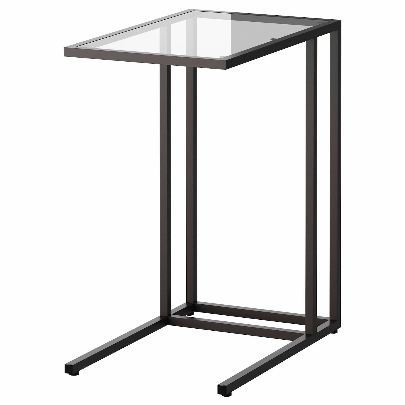 VITTSJO Подставка для ноутбука IKEA, черно-коричневый стекло 35x65 см (90383650)