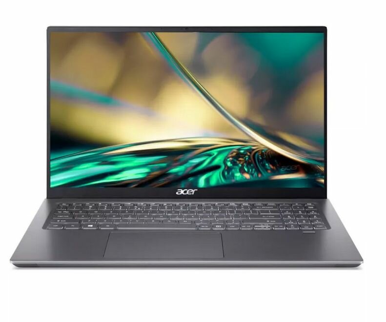 16.1" Ноутбук Acer Swift X SFX16-51G-58YT (NX. AYLER.003) серый - 1920x1080, IPS, Intel Core i5 11320H, ядра: 4 х 3.2 ГГц, 16 ГБ, SSD 512 ГБ, GeForce RTX 3050 Ti - 4 ГБ, Windows 11 Home