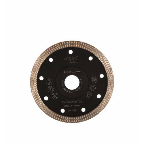 Диск алмазный по керамограниту SCCT Optima (125x22.23 мм) Espira 602012