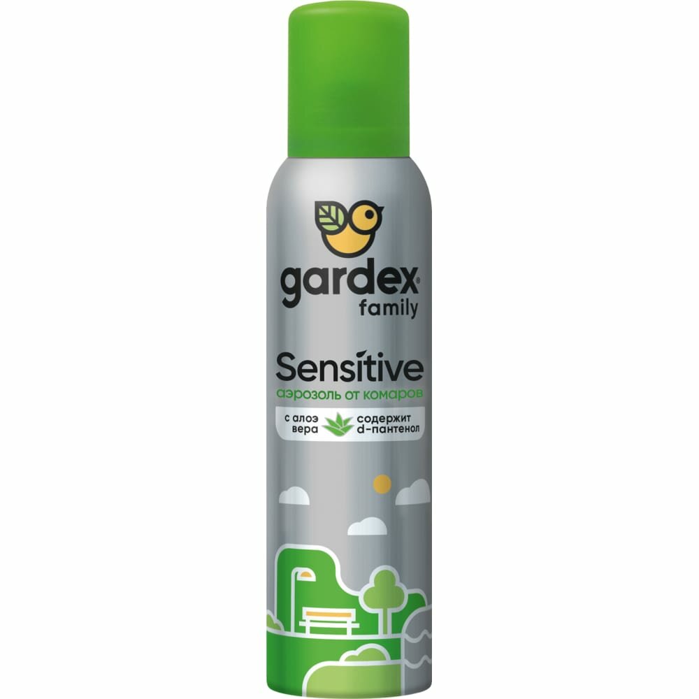 Аэрозоль от комаров Gardex sensitive family