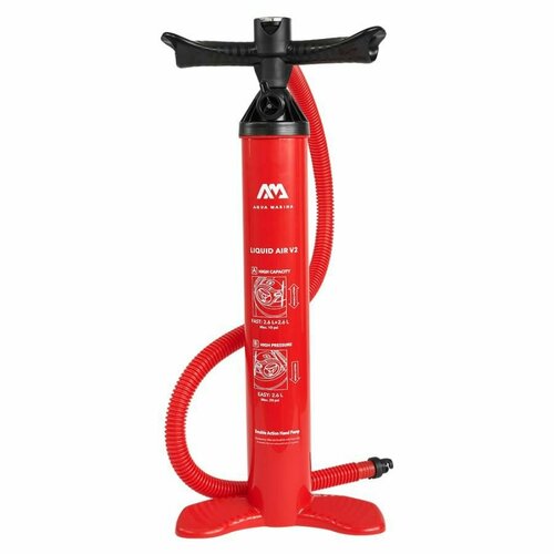Насос высокого давления ручной двойного действия Aqua Marina LIQUID AIR V2 S22 емкость 2626 л давление 20 PSI для каяка Sup досокB0303021 6529₽