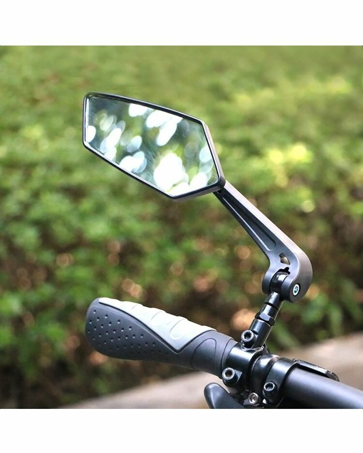 фото Зеркало заднего вида 2 шт для велосипеда, самоката с поворотом 360 градусов с гаечными ключами