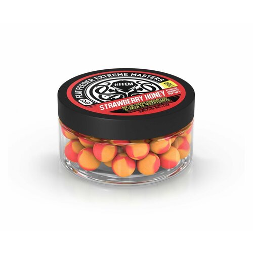 Бойлы плавающие FFEM Pop-Up Strawberry Honey 12mm