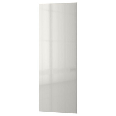 фото Рингульт Накладная панель, глянцевый светло-серый, 39x106 см 303.547.40