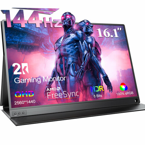 161 Портативный игровой монитор UPERFECT 2560x1440 144 Гц IPS 23000₽