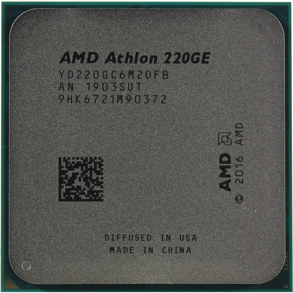 AMD Процессор AMD Athlon 220GE OEM {3.4GHz/100MHz/Radeon Vega 3}