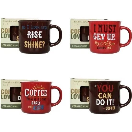 Кружка Teco TC-MC390-02B 390 мл. в ассортименте