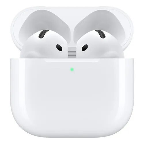 Наушники Apple A3050, A3053, A3058 AirPods 4, Bluetooth, вкладыши, белый [mxp63za/a] — фото 1