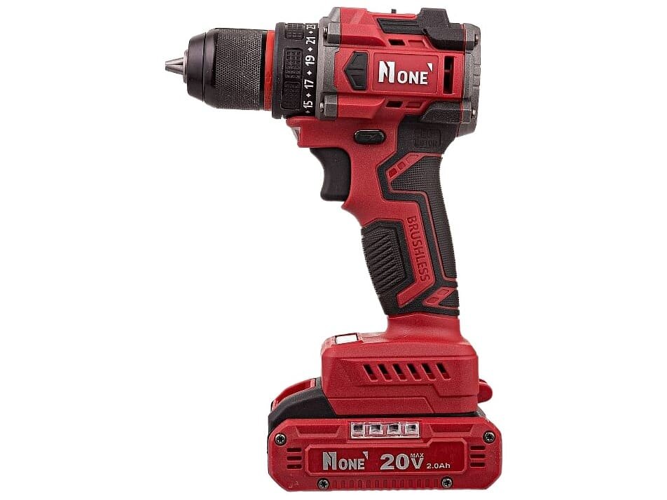 Изображение Дрель-шуруповерт Number One CDI20/2.0-SPRO (20 В, 2 А·ч, 2 АКБ)