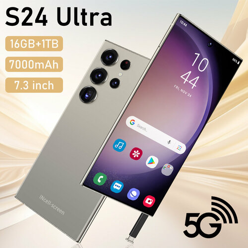 Смартфон S24 Ultra 73 Android 16 1T черный 6549₽
