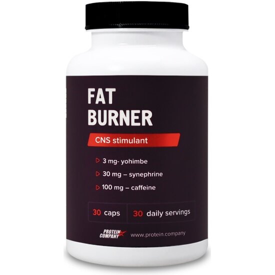 БАД Proteincompany Fat burner Yohimbe SynephrineCaffeine Жиросжигатель 30 порций 30 капсул