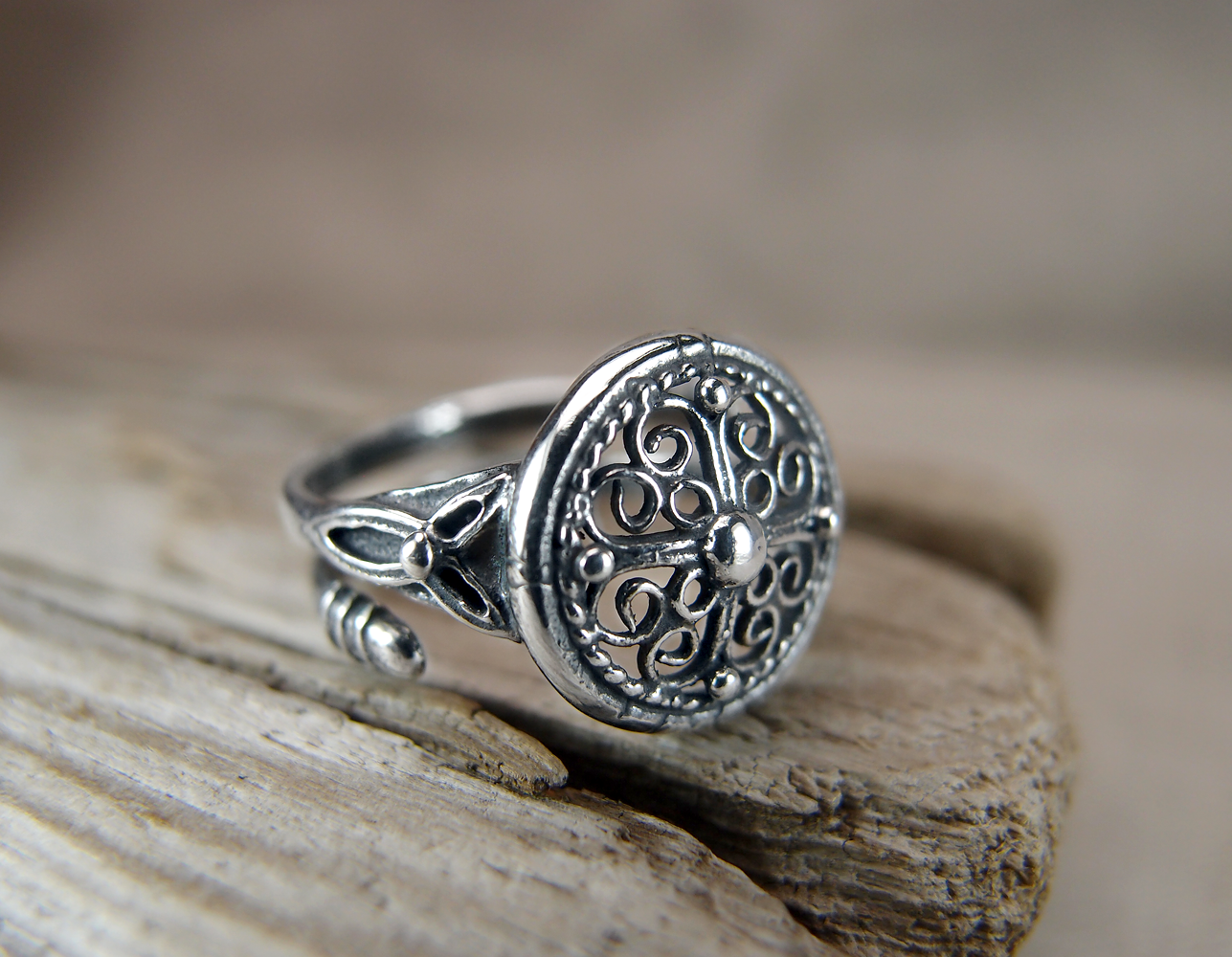 Кольцо Мастерская Алешиных, размер 19 — фото 1