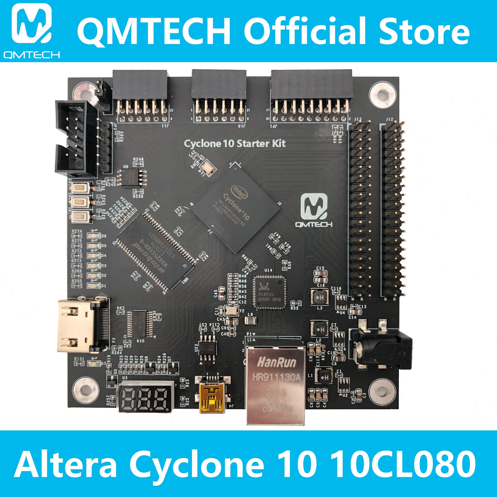QMTECH Altera Intel FPGA Core Board Cyclone 10 Cyclone10 10CL080 SDRAM, макетная плата