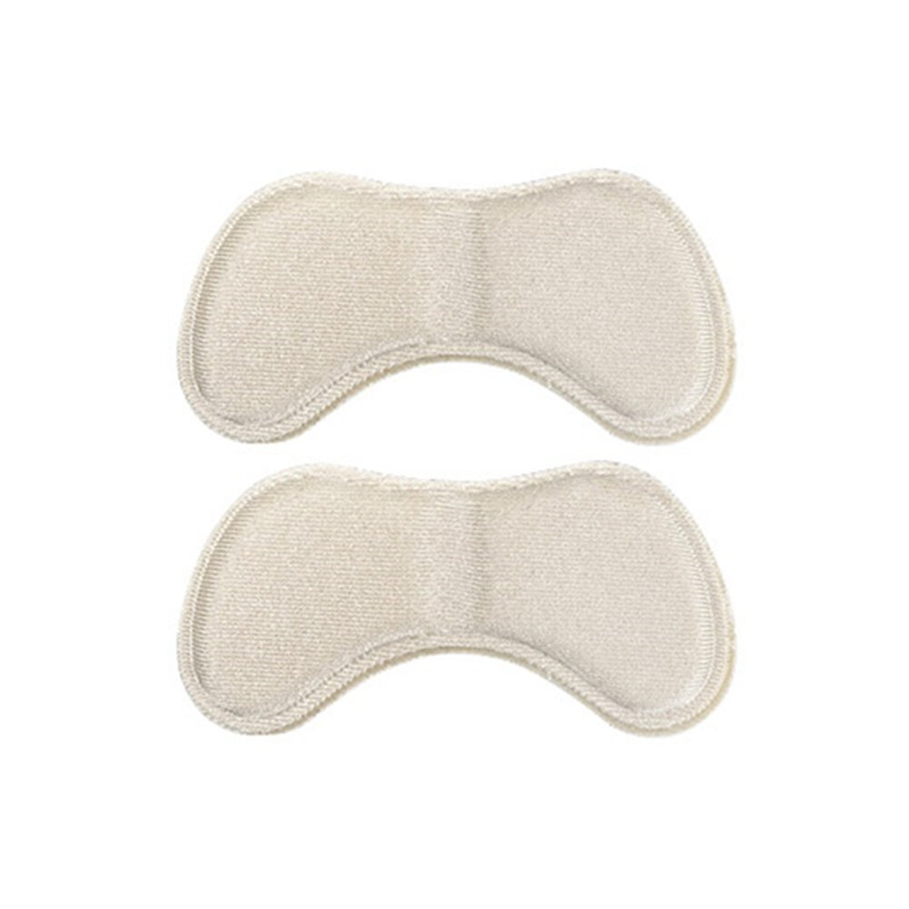 4шт Пяточные Захваты Pad Liner Подушка Бежевого Цвета Для Свободной Обуви Самоклеящийся Уход За Ногами