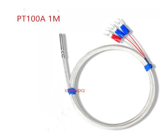 Термопара из нержавеющей стали PT100 с кабелем 0,5-10 м, PT100A 1M