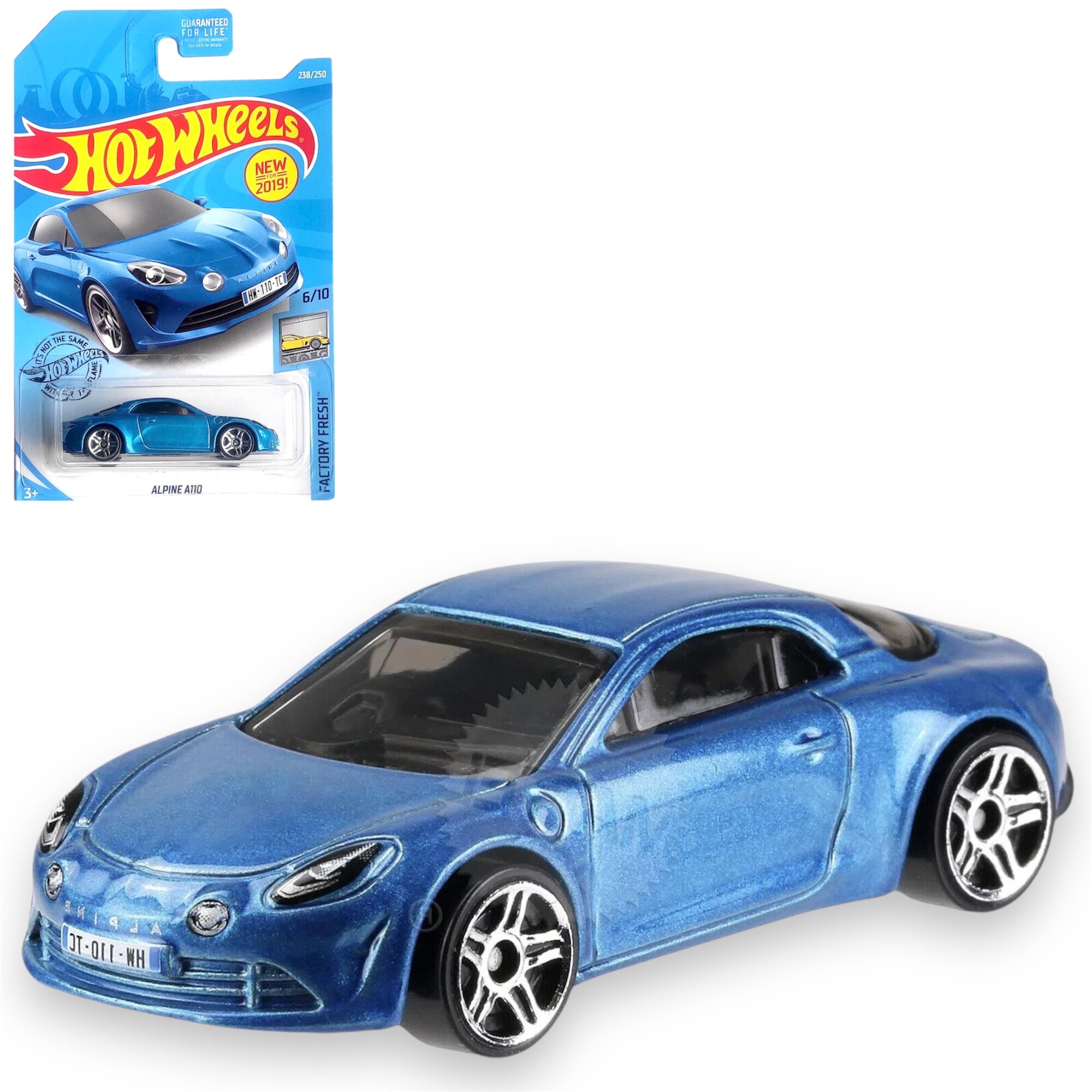 Машинка Hot Wheels Alpine A110, коллекционная, метал/пластик, 1/64 длина 7 см