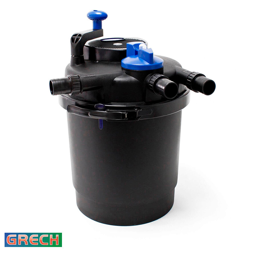 Фильтр для пруда , до 8 м3, CPF 6000 GRECH, с УФ лампой 11 Вт, обратная промывка