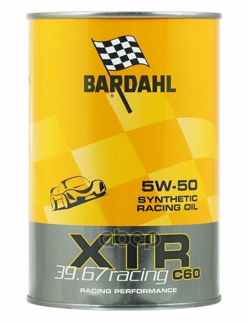 Bardahl 306039 Масло моторное синтетическое XTR C60 RACING 5W-50 1 л Bardahl