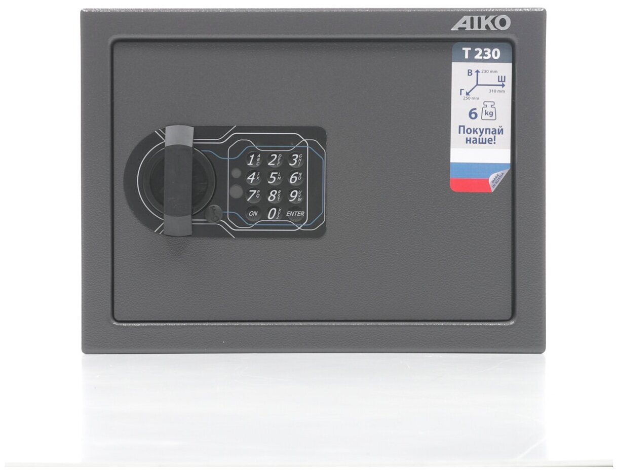 Сейф мебельный Aiko T-230 EL (эл/замок+мастер ключ) Н0 класс взломостойкости