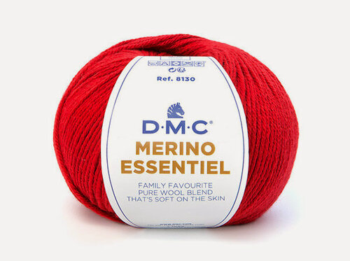 Изображение товара DMC Merino Essentiel пряжа 50% мериносовая шерсть 50% акрил 100 г 250 м 857 т. розовый 1шт